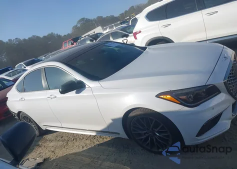 2018 Genesis G80 3.3T Sport from USA, damaged, VIN KMHGN4JB6JU246161